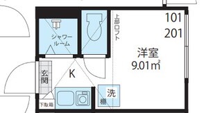 Ｃｈｉａｒｏ千川の物件間取画像